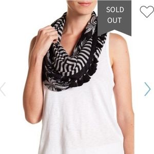 Tommy Bahama Palm and Sripe Infinity Scarf